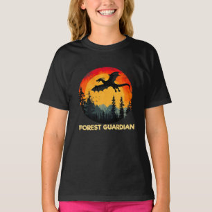 Vintager Sonnenschutzdrache T-Shirt