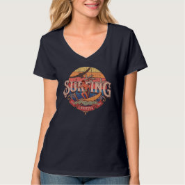 Vintager Sonnensurfing Retro-Lifestyle gestört T-Shirt