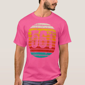 Vintager Sonnenuntergang 561 Bereichscode T-Shirt