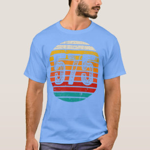 Vintager Sonnenuntergang 575 Bereichscode T-Shirt