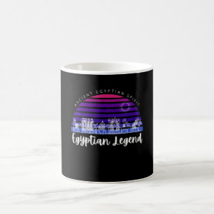 Vintager Sonnenuntergang ägyptisches T-Shirt Kaffe Kaffeetasse