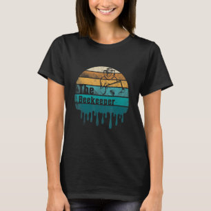 Vintager Sonnenuntergang Der Bienenwärter Honey Na T-Shirt