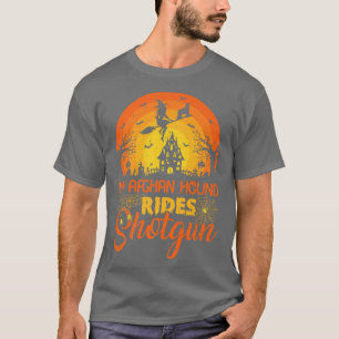 Vintager Sonnenuntergang mein Hundeschlittenfahrra T-Shirt