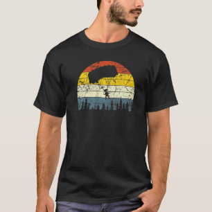 Vintager Sonnenuntergang Retro Skydiving Retro Par T-Shirt