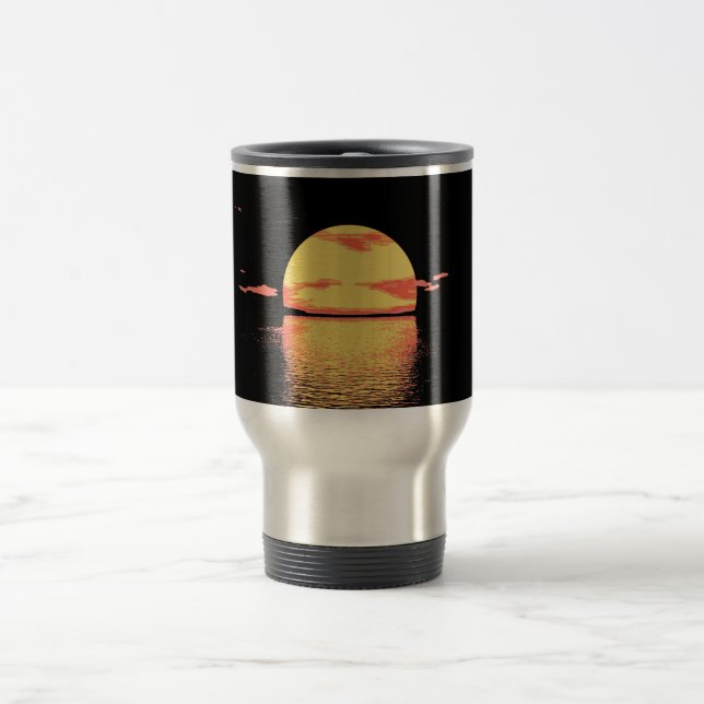 Vintager Sonnenuntergang - Tasse (Mittel)