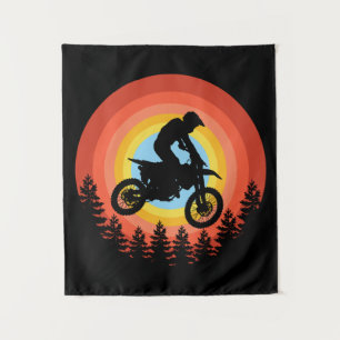 VINTAGER SONNENUNTERGANG WANDTEPPICH