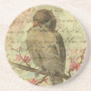 Vintager Sparrow Untersetzer