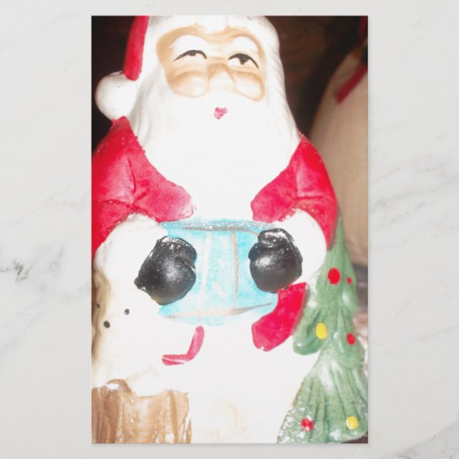 Vintager Spaß Weihnachten mit Schneekunst (Vorderseite)