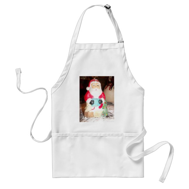 Vintager Spaß Weihnachten mit Schneekunst Schürze (Vorne)