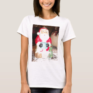 Vintager Spaß Weihnachten mit Schneekunst T-Shirt