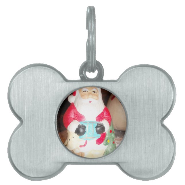 Vintager Spaß Weihnachten mit Schneekunst Tiermarke (Vorderseite)