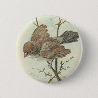 Vintager Spatz Button
