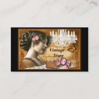 Vintager Speicher-antiker Speicher Visitenkarte