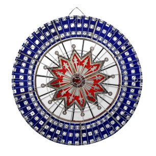 Vintager spielender Würfel-antiker Spiel-Rad-Poker Dartscheibe