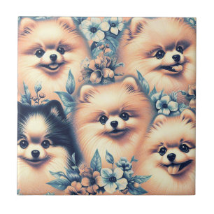 Vintager Spitz Fliese
