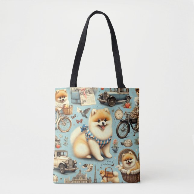 Vintager Spitz Nahtlose Illustration (Vorderseite)
