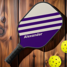 Vintager Sport Grapevine Streifen mit Namen