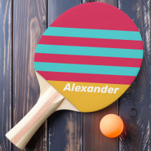 Vintager Sport Tropische Brise Streifen mit Namen