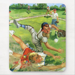 Vintager Sportbaseball, Kinderteams Mousepad