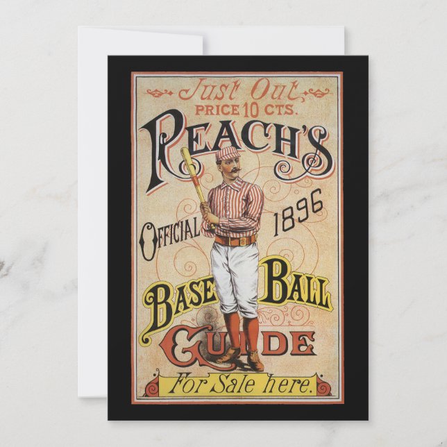 Vintager Sportbaseball, Reach's Guide Cover Art (Vorderseite)
