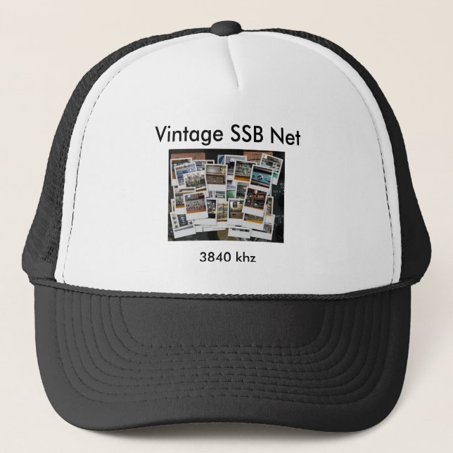 Vintager SSB Nettohut Truckerkappe (Vorderseite)
