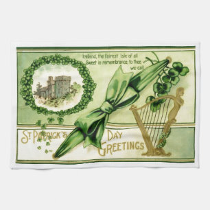 Vintager St Patrick Tag Handtuch