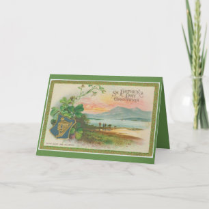 Vintager St.Patrick's Day Karte