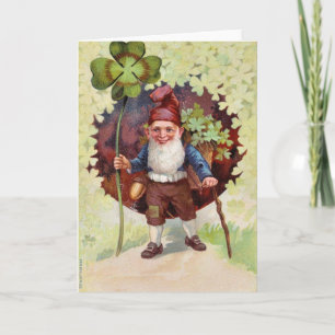Vintager St. Patrick's Day Karte