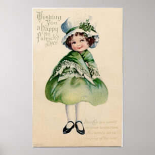 Vintager St. Patrick's Day Poster