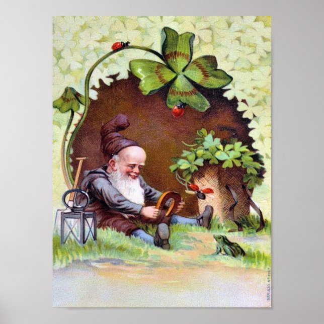 Vintager St. Patrick's Day Poster (Vorne)