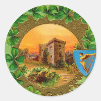 Vintager St. Patrick's Day Sticker