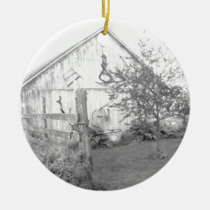 Vintager Stall Keramik Ornament