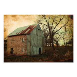 Vintager Stallbaum Fotodruck