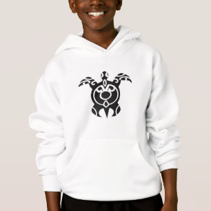 Vintager Stammes- Schildkröte-Tätowierungs-Entwu Hoodie