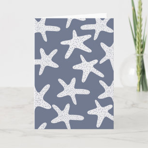 Vintager Starfish Feiertagskarte