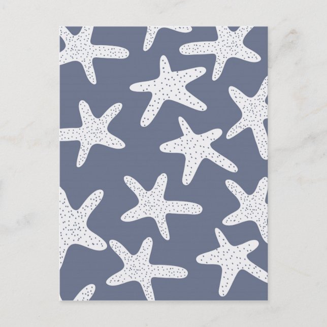 Vintager Starfish Postkarte (Vorderseite)