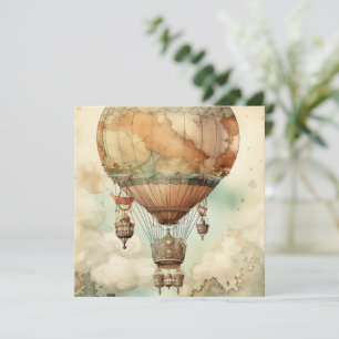 Vintager Steampunk-Heißluftballon (5)