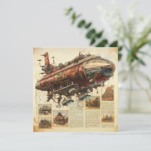 Vintager Steampunk Zeppelin (11)