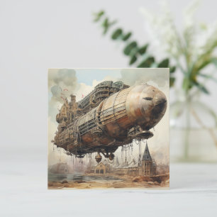 Vintager Steampunk Zeppelin (2)