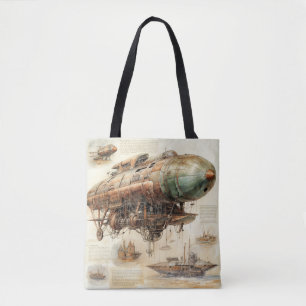 Vintager Steampunk Zeppelin (4)