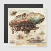 Vintager Steampunk Zeppelin (4)