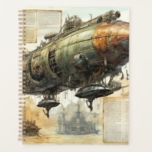 Vintager Steampunk Zeppelin (8) Planer