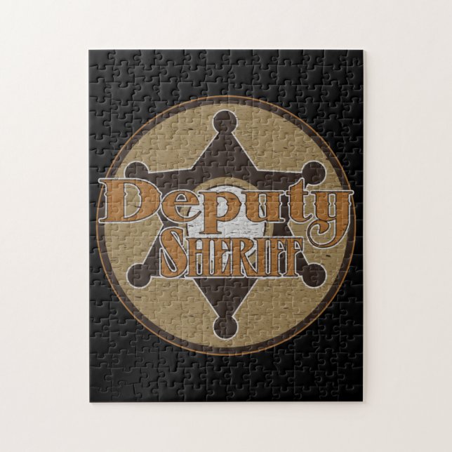 Vintager Stellvertreter des Polizeichefs Puzzle (Vertikal)