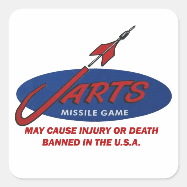 Vintager Sticker für Jarts! (Vorderseite)