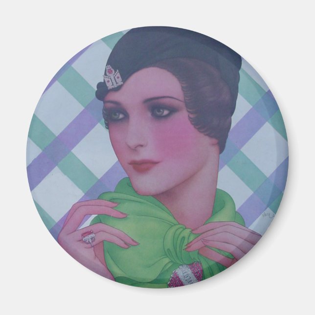 Vintager Stil 1932 Magnet (Vorne)