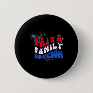 Vintager Stil 4. Juli USA Unabhängigkeitstag Pat Button