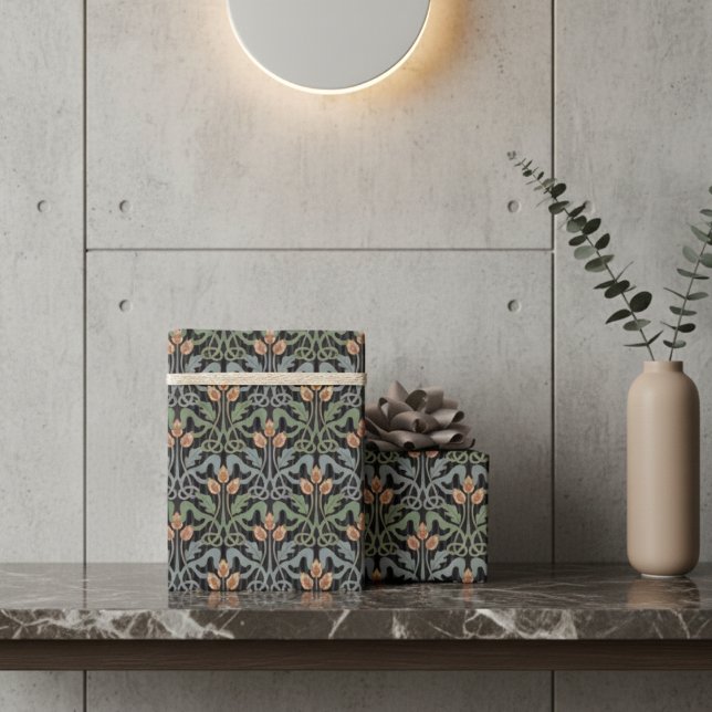Vintager Stil Art Nouveau Geschenkpapier (Von Creator hochgeladen)