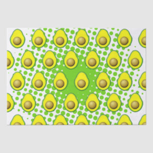 Vintager Stil Avocado Zeichne Wrapping Paper Sheet Seidenpapier