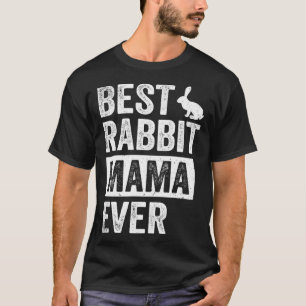 Vintager Stil Best Rabbit Mama Ever Osterhase T-Shirt