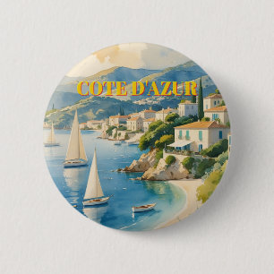 Vintager Stil Cote D'Azur Button